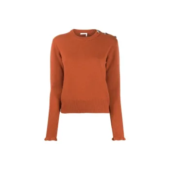 Chloe SS22 Sweater Women's Orange Red