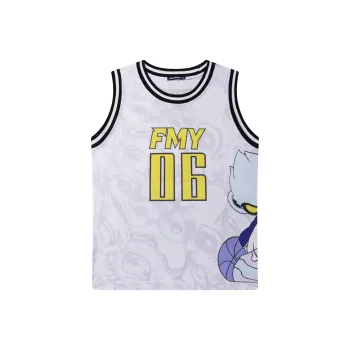 FireMonkey Basketball Jerseys Unisex White