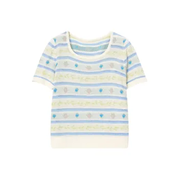 Fragment T Shirt Women's Blue White