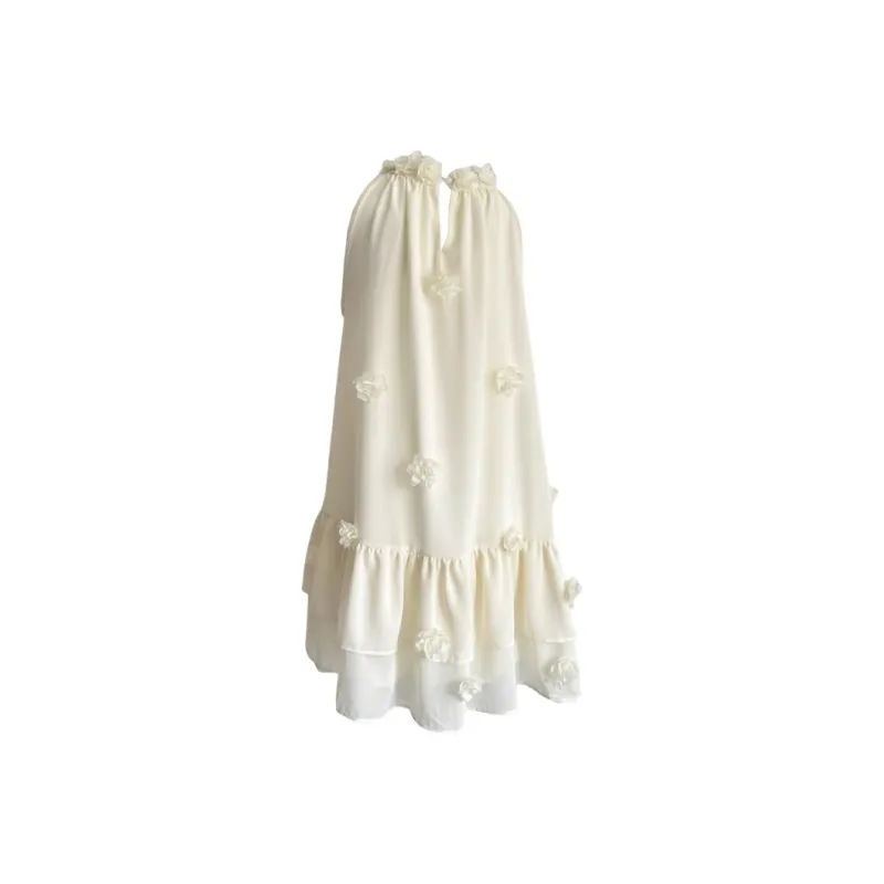 YGPRW Sleeveless Dress Women's Apricot-1
