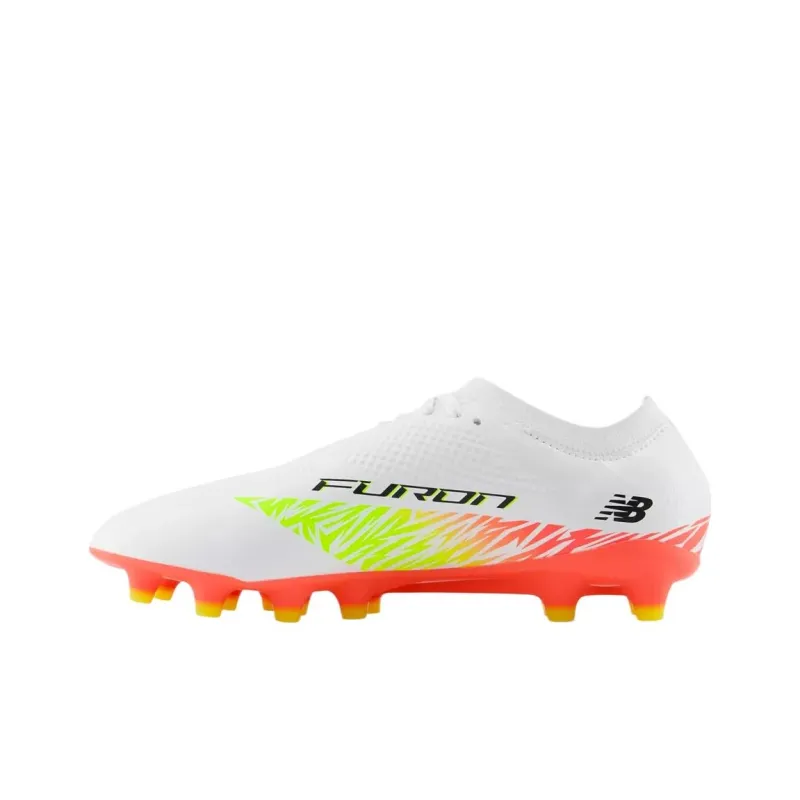 New Balance HG Rubber Short Studs Soccer Shoes Unisex White-2