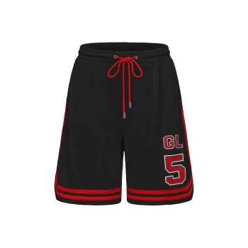 GALLIANO LANDOR Casual Shorts Men's Vintage Black Red