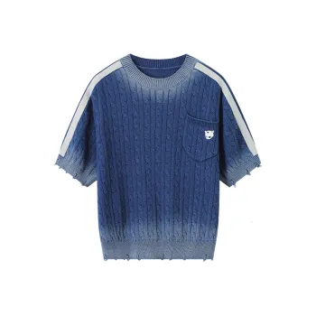 UOOYAA Loose Fit Sweater Women's Blue