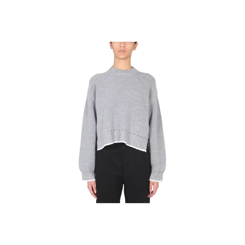 PROENZA SCHOULER Cut Out Crewneck Sweater-0