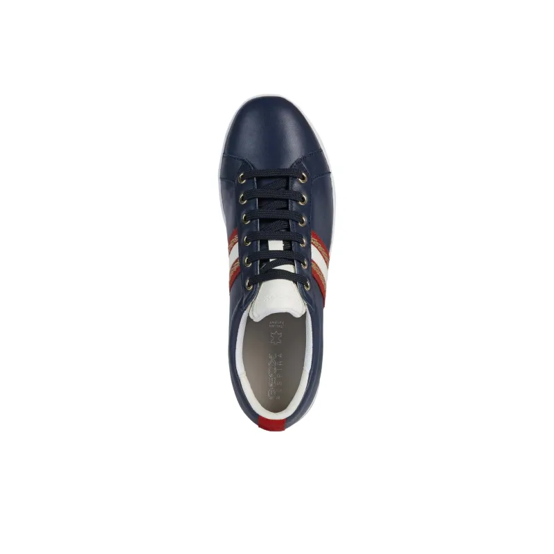GEOX Jaysen Low Top Skateboard Shoes Women's Blue-3