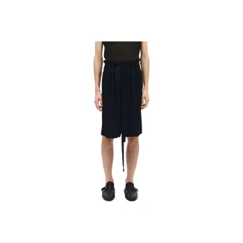 Ann Demeulemeester SS25 Casual Shorts Unisex Black