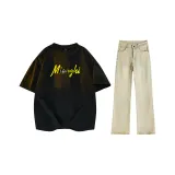 Black+Yellow Mud Jeans