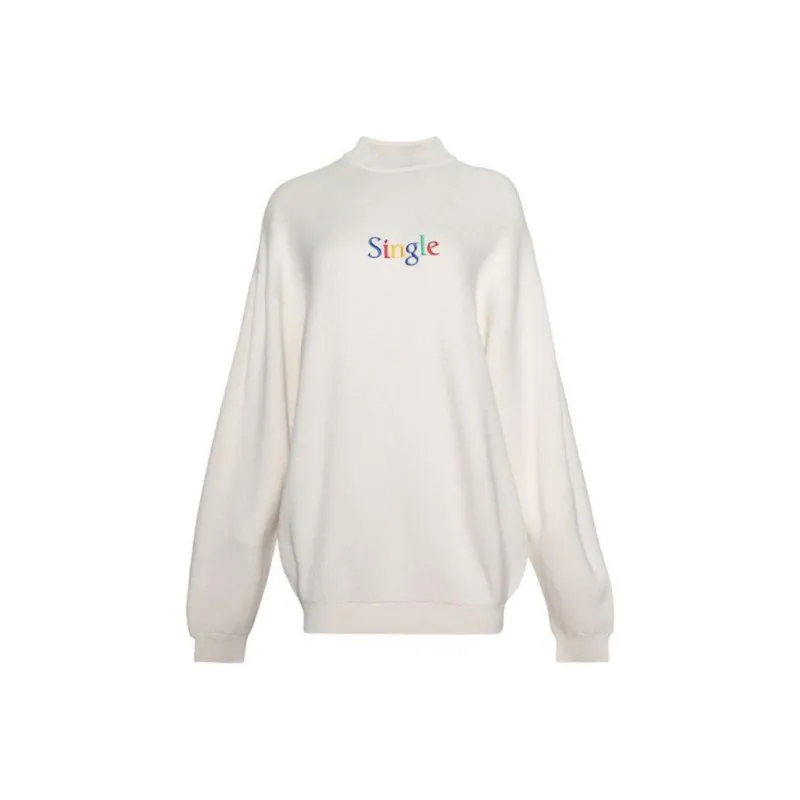 Vetements Single Sweater 'White'-0