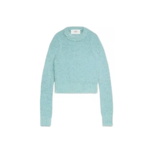AMIPARIS Crewneck Sweater 'Aqua Marine'