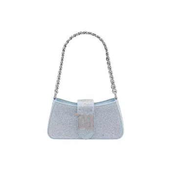 Misbhv Cow Leather Shoulder Bag Mini Women's Baby Blue
