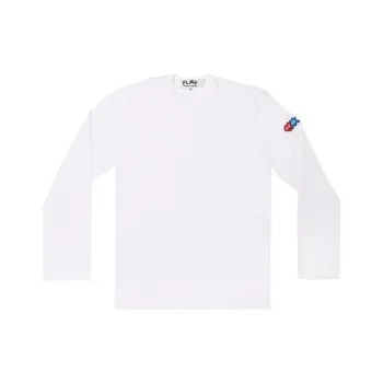 CDG Play T Shirts Women's White