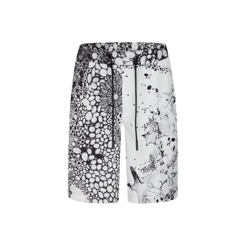 FERRE Casual Shorts Men's Black Floral