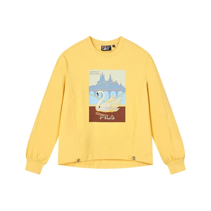 FILA Sweatshirt Women's Light Sunflower Yellow-0