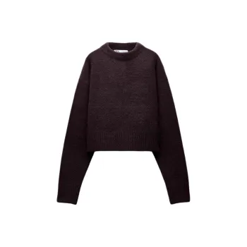 ZARA Sweater Women's Dark Purple