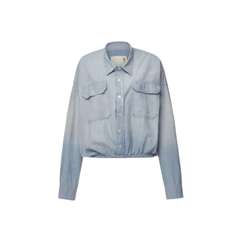 R13 SS24 Shirt Women's Vintage Blue-0
