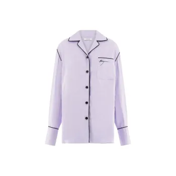 Ferragamo Logo-embroidered Pyjama Shirt