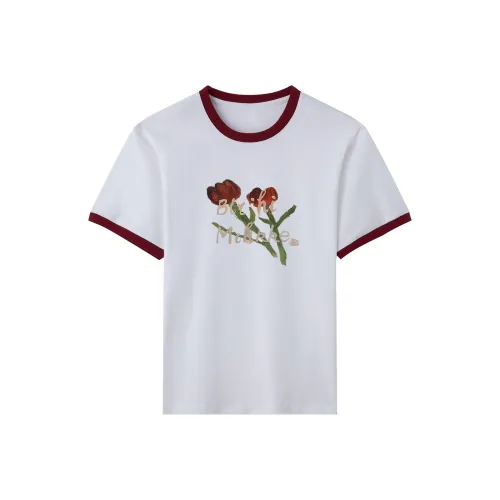 TEME Regular T Shirt Women's White & Red
