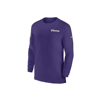 Nike Minnesota Vikings Sideline Coach Men's Nike Dri FIT Nfl Long Sleeve Top