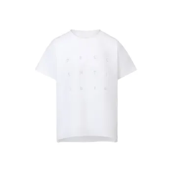 DESCENTE BLEU Drop Shoulder Sleeve T Shirt Women's