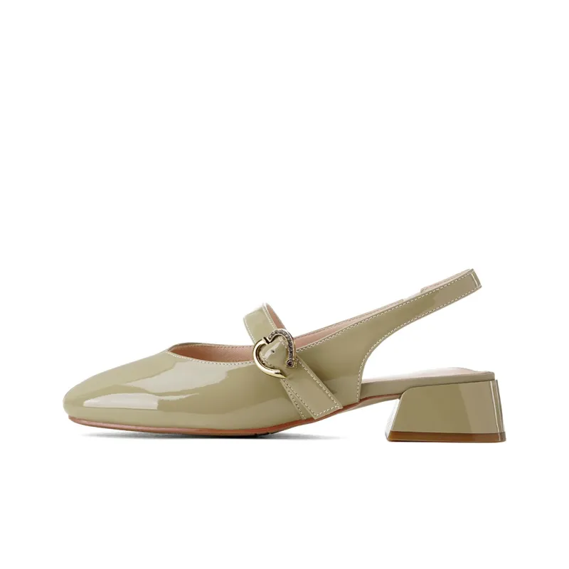 GOLDLION Chunky Heel High Heels Women's-6