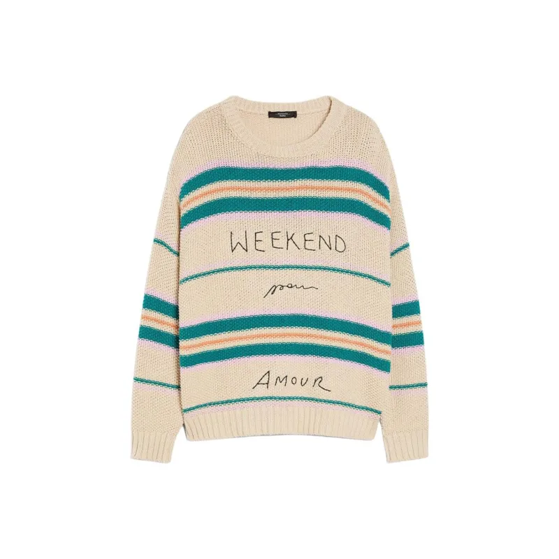 WEEKEND MaxMara Striped Knit Jumper-0