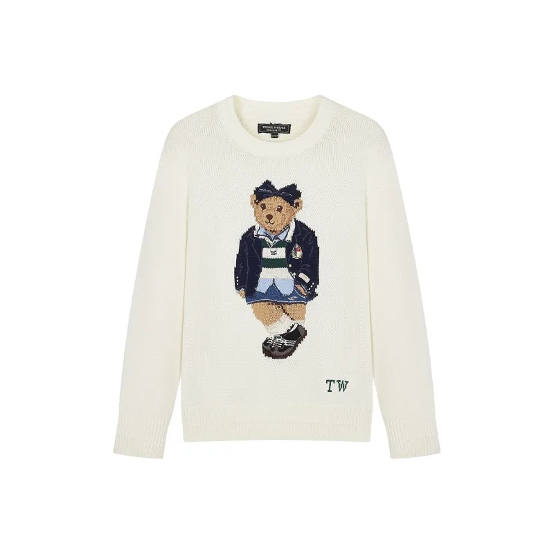 Teenie Weenie Sweater Women's Ivory White-0