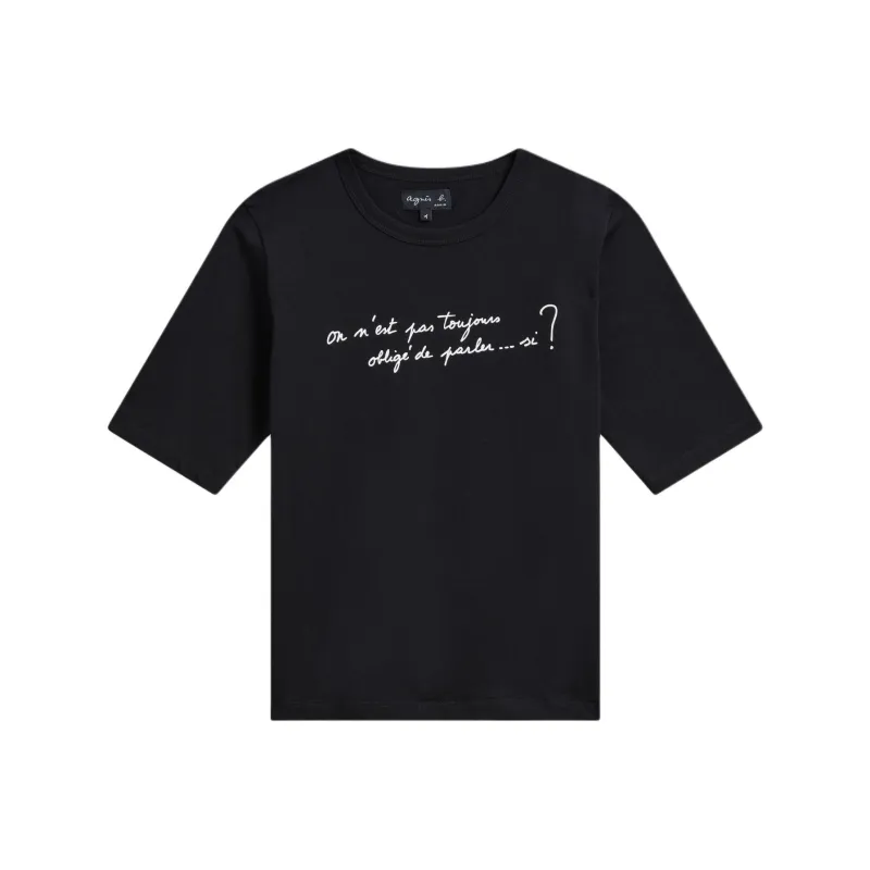 Agnes B. Brando Cotton T-shirt-0