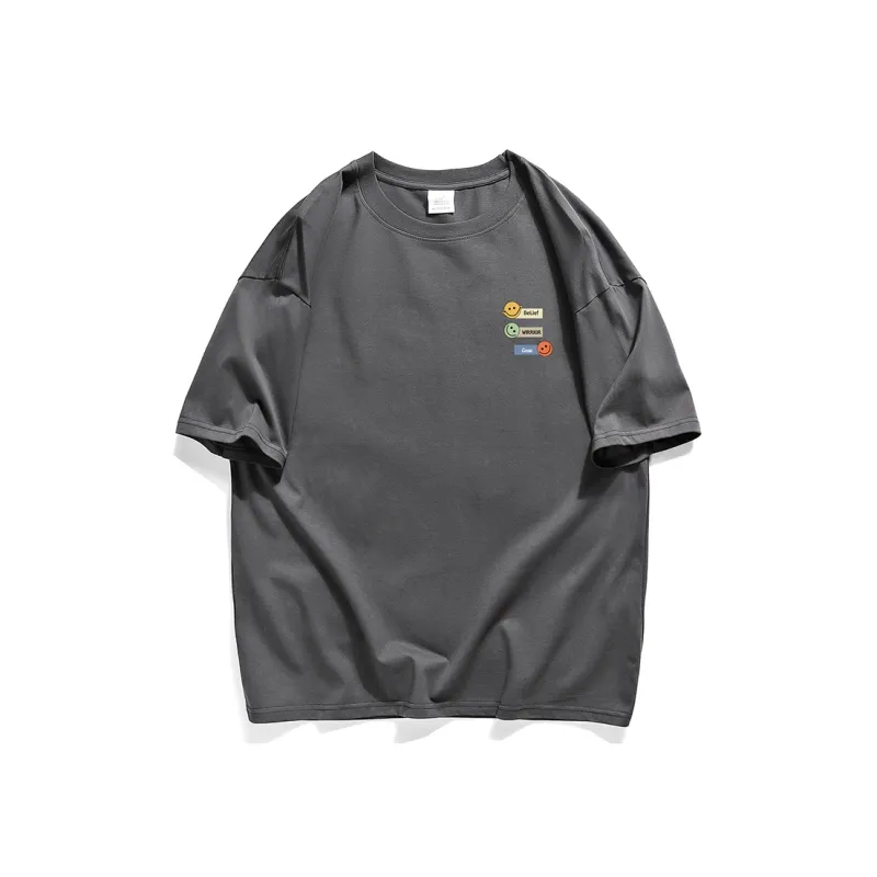 Cotton Gene Drop Shoulder Sleeve T Shirt Women's-4