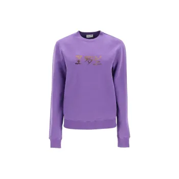 SAINT LAURENT Sweatshirt Women's Purple