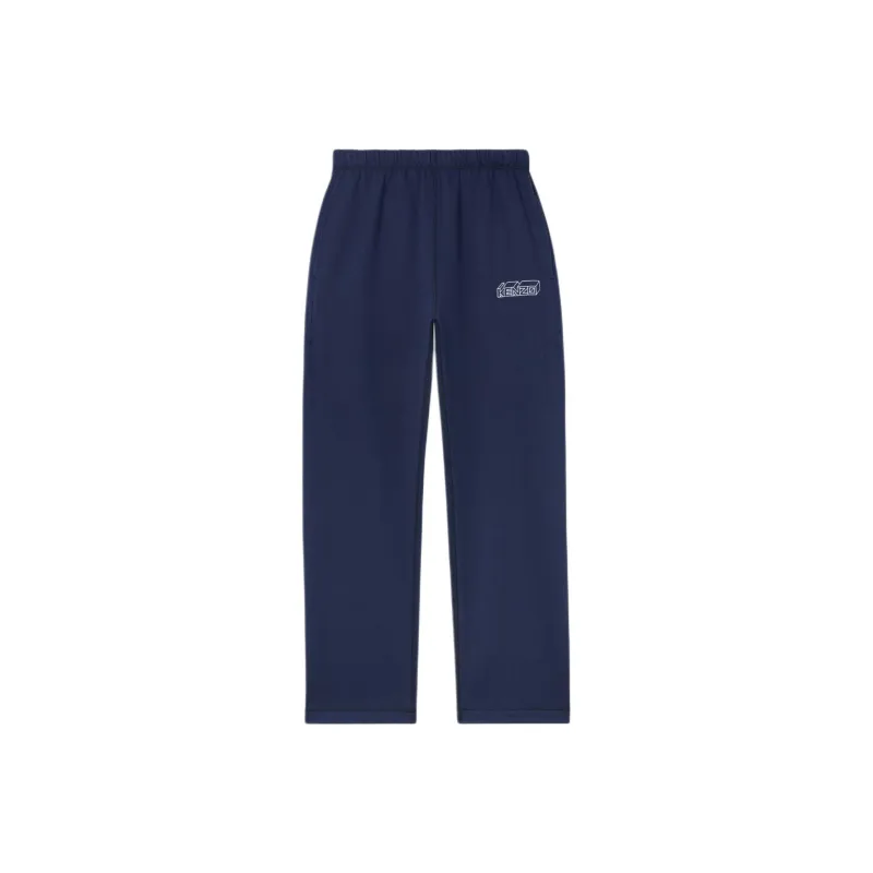 KENZO Logo Embroidered Straight Leg Sweatpants-0