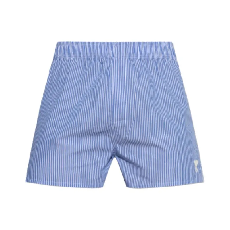 AMIPARIS Logo Embroidered Striped Boxer-0