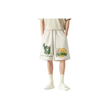AFTER SCHOOL SPECIAL Casual Shorts Unisex Apricot