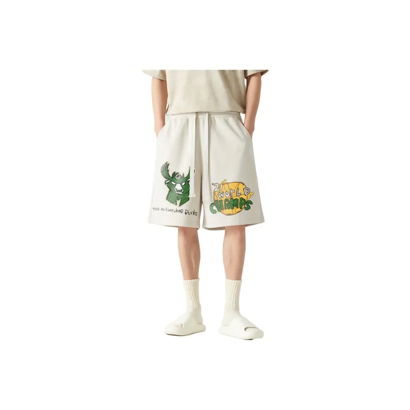 AFTER SCHOOL SPECIAL Casual Shorts Unisex Apricot-0
