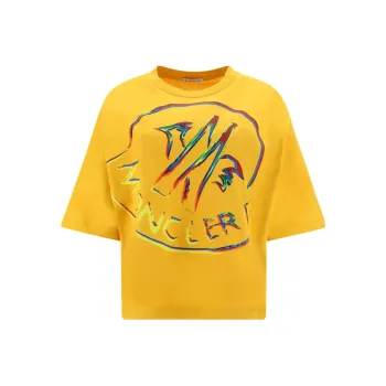 Moncler Drop Shoulder Sleeve T Shirt Women's