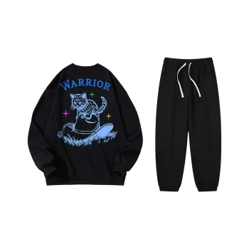 WARRIOR Sweatshirt Sets Unisex