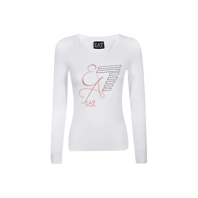 EMPORIO ARMANI SS23 T Shirt Women's White-0