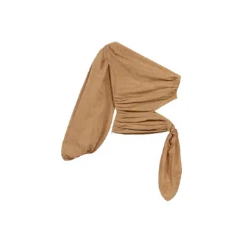 Maje T Shirts Women's Beige Yellow