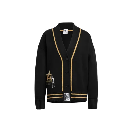 adidas originals Women's Oversized Knit Cardigan Black