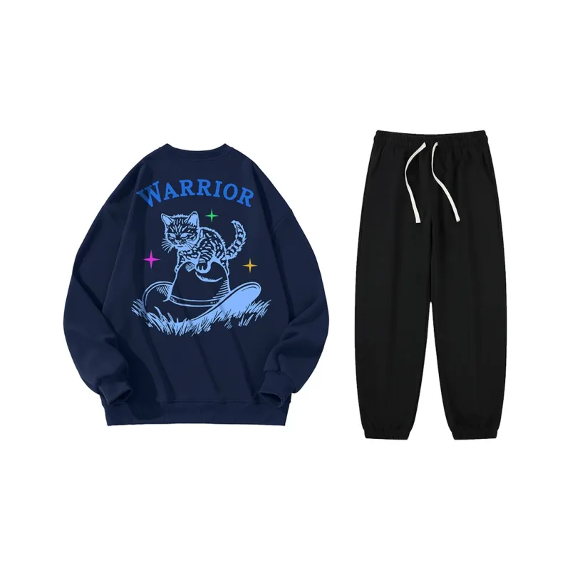 WARRIOR Sweatshirt Sets Unisex-2