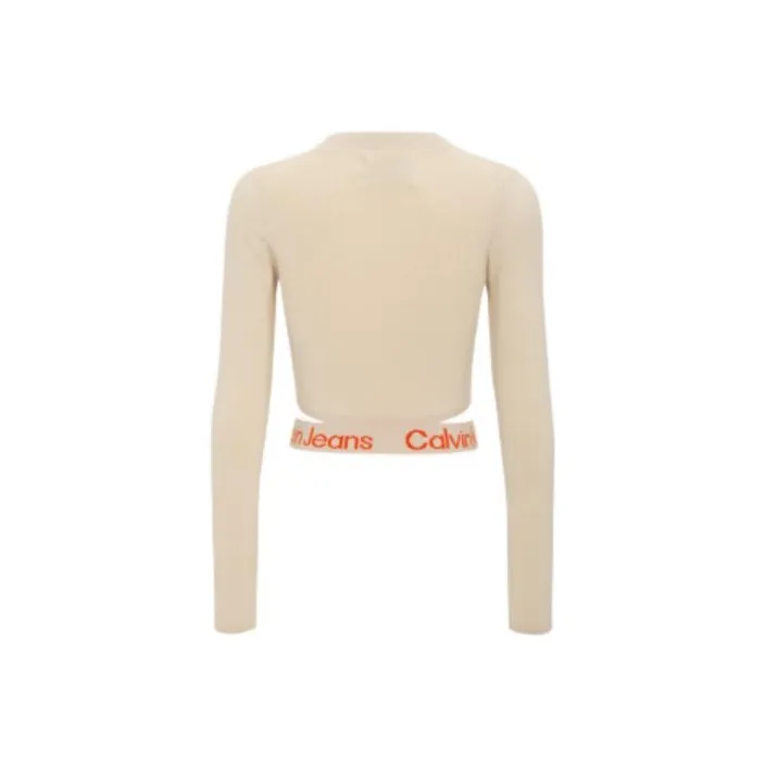 CALVIN KLEIN FW22 Knitwear Women's Apricot-0