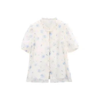 A Paradise For Awakening Shirt Women's Blue