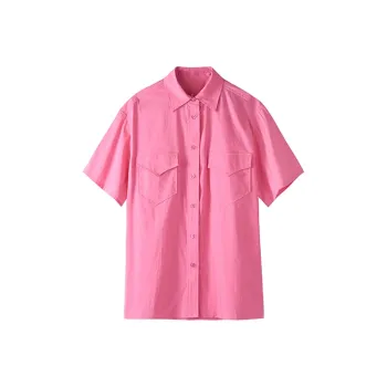 MITUAN Shirts Women's Rose Red