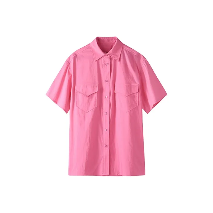 MITUAN Shirts Women's Rose Red-0