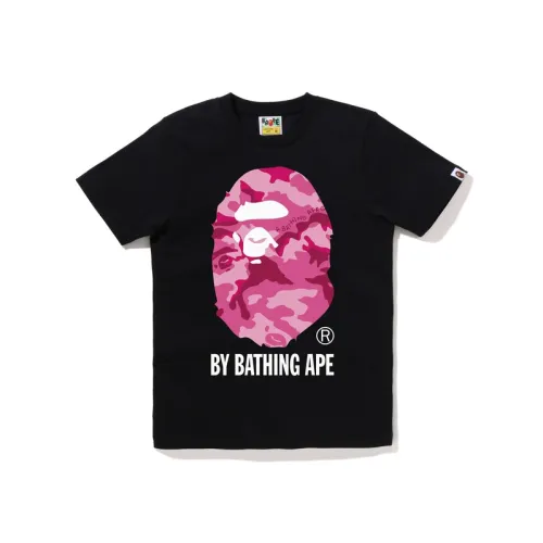A BATHING APE Women's Woodland Camo By Bathing Ape Tee White