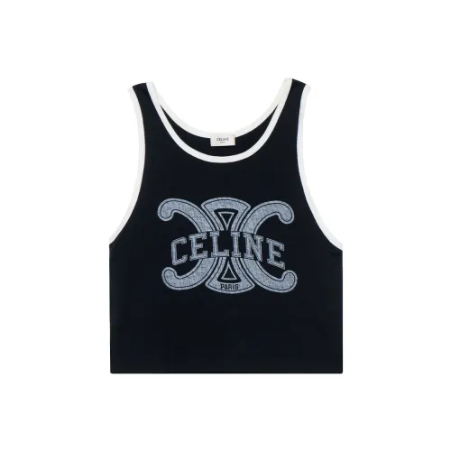 CELINE SS22 Tank Top Women's Black