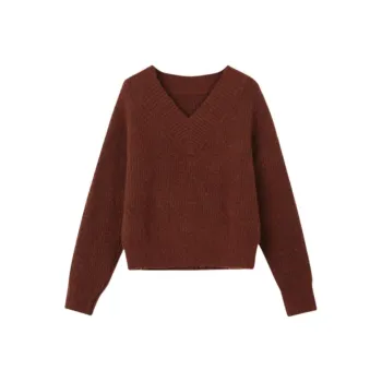 SOLIGHTER Sweater Women's Rusty Red