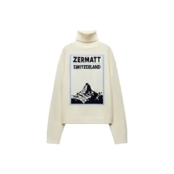ZARA SKI Skiing Series Sweaters Women's White