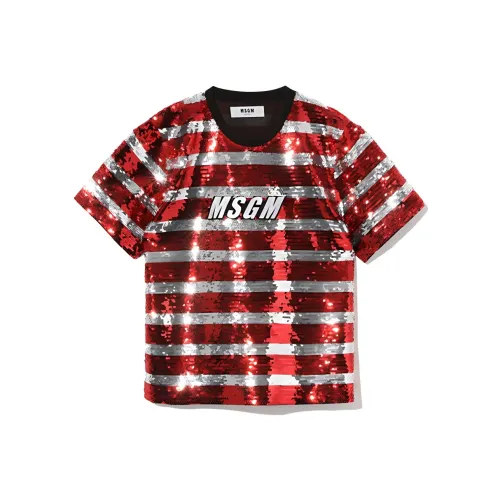 MSGM T Shirts Women's Red