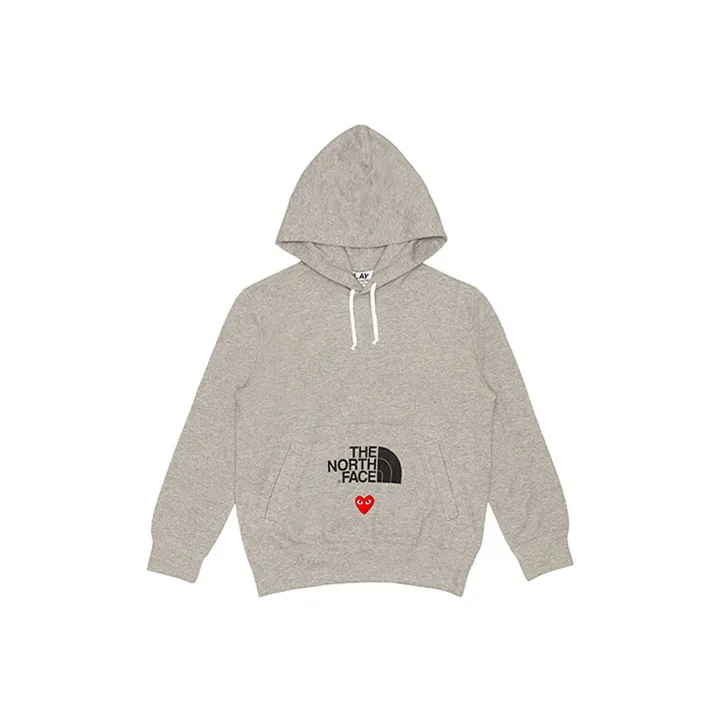 Comme Des Garcons Play Cdg X The North Face Ladies' Hoodie Topgray-0