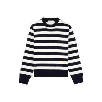 SPORTY & RICH Striped Wool Jumper